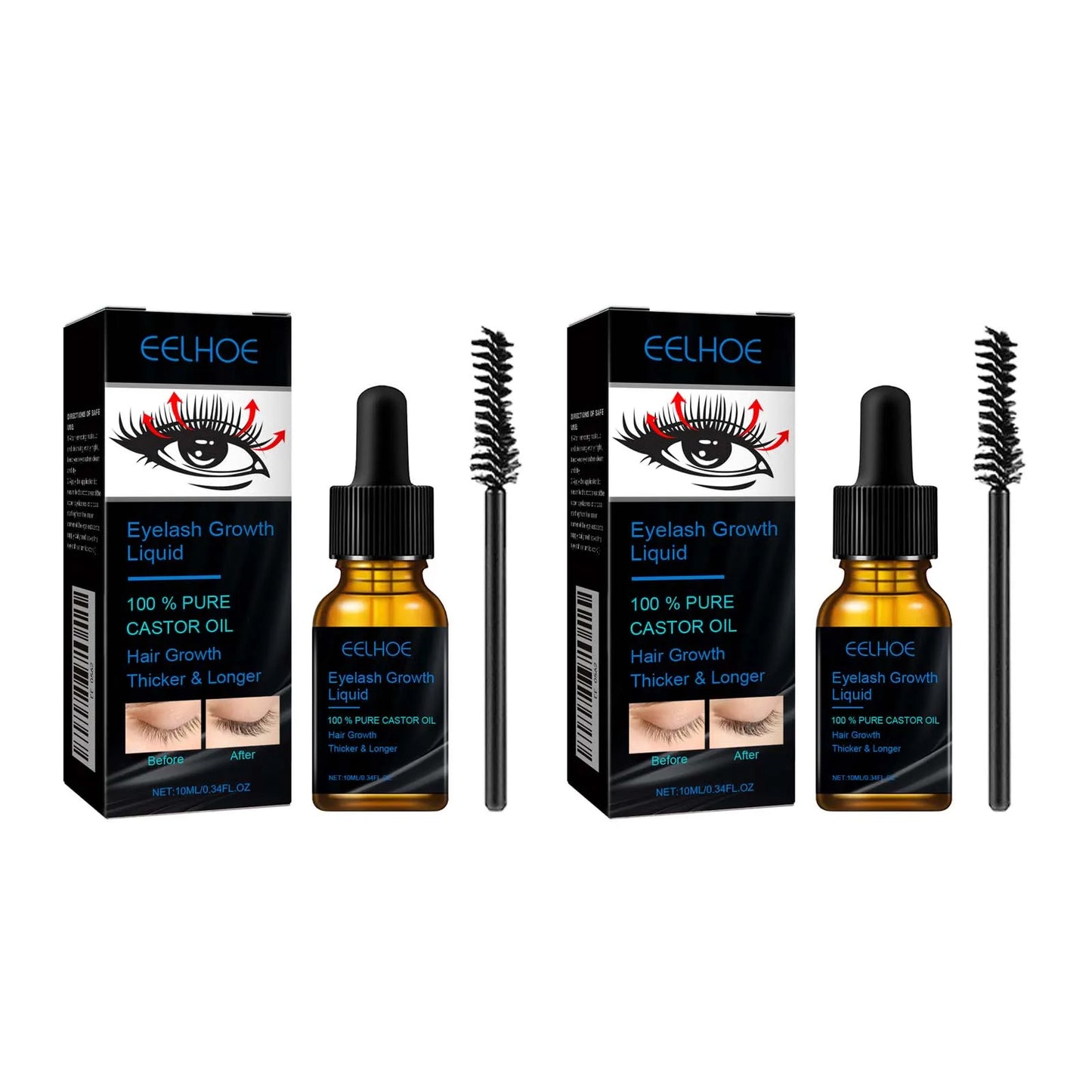 Titre : Sérum Sourcils Huile de Ricin – Fortifie & Densifie