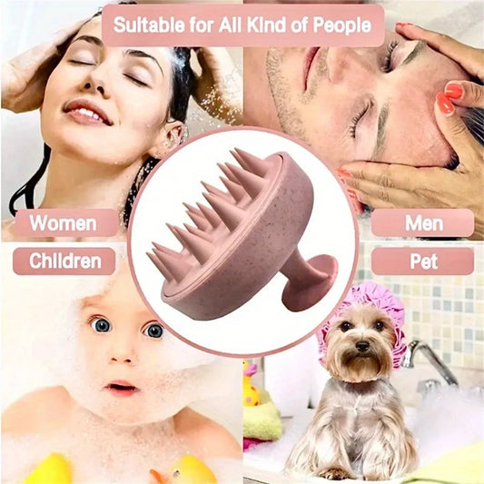 Brosse Massage Cuir Chevelu — Anti-chute & Stimulation