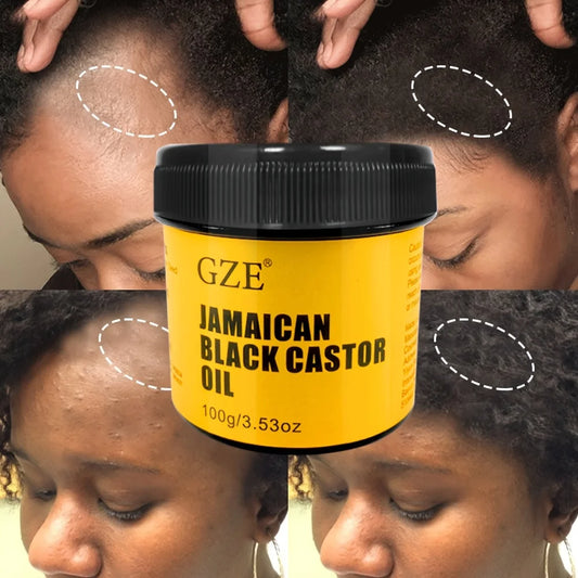 Huile de Ricin Jamaïcaine Pressée à Froid – Fortifie Cheveux & Cuir Chevelu