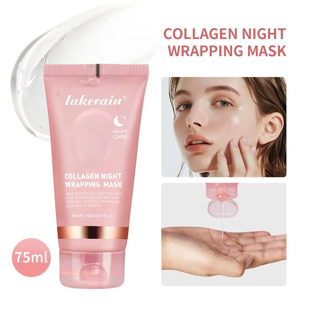 Masque Nuit Collagène Coréen — Peel-Off & Éclat Intense