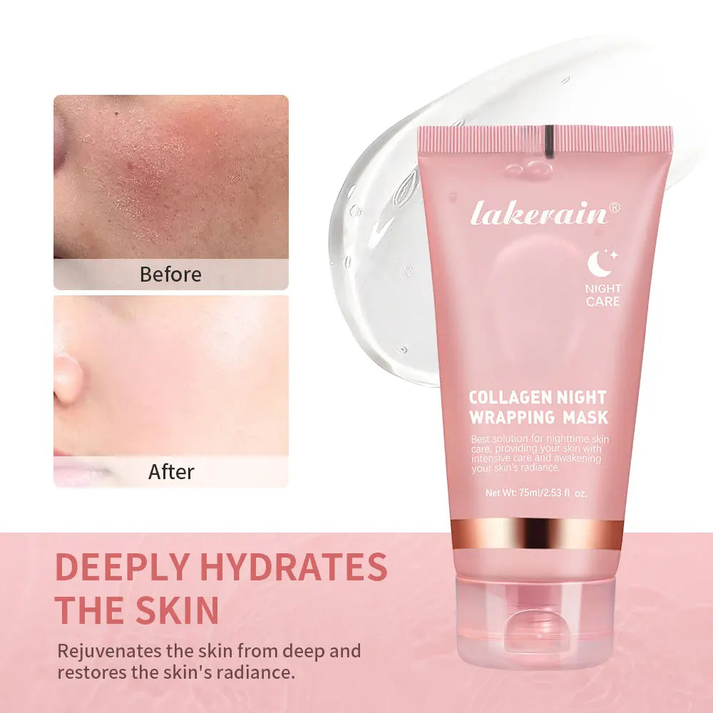 Masque Nuit Collagène Coréen — Peel-Off & Éclat Intense