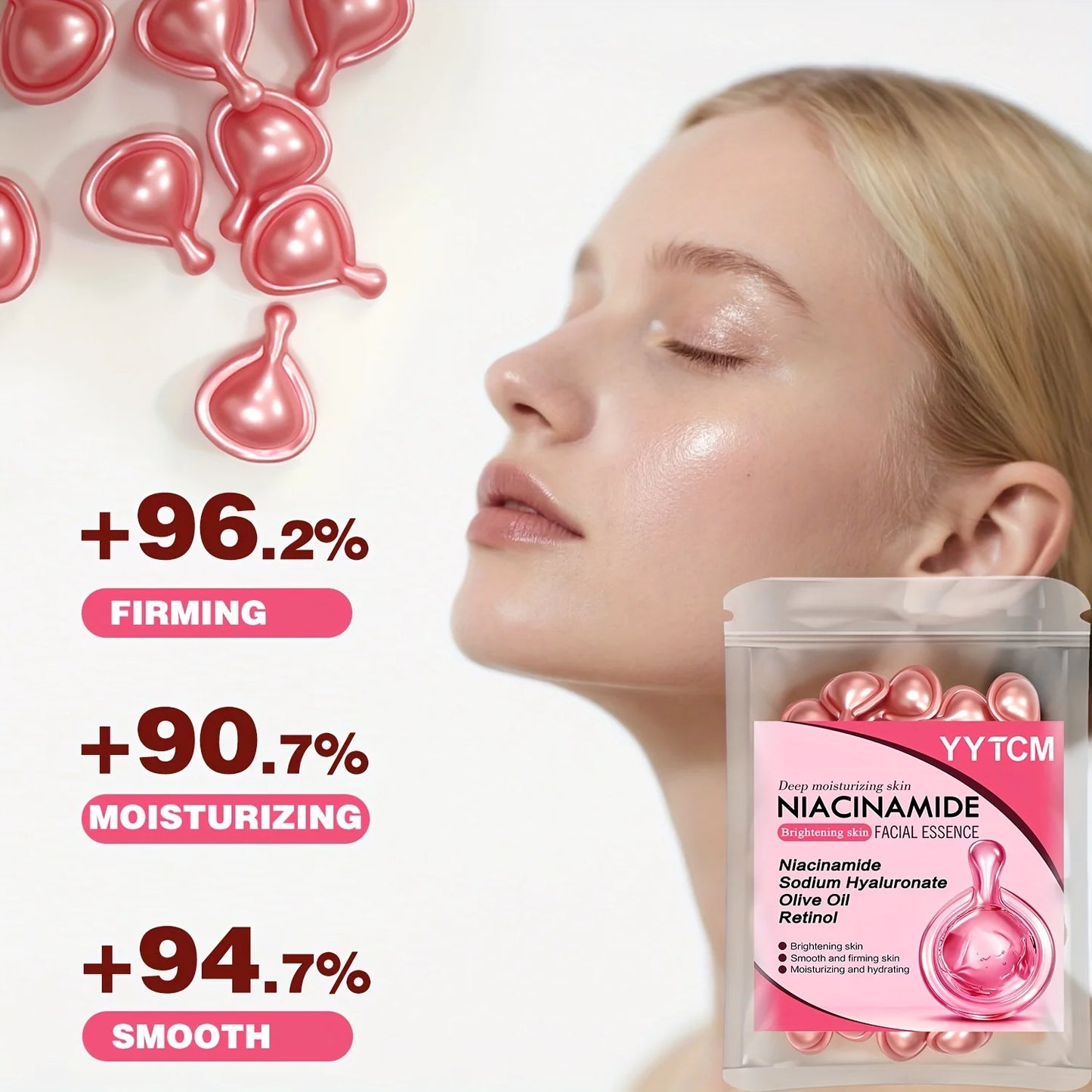 Capsules Niacinamide & Rétinol — Sérum Concentré Anti-taches