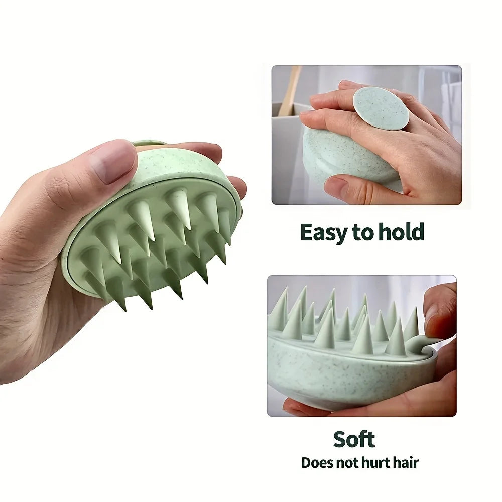 Brosse Massage Cuir Chevelu — Anti-chute & Stimulation
