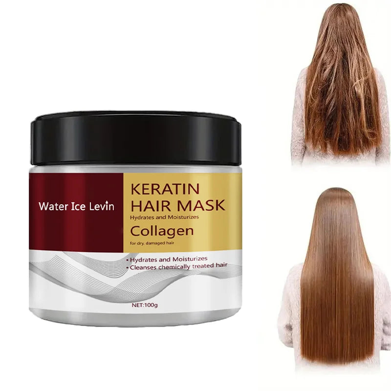 Masque Capillaire Collagène & Kératine – Anti-Frisottis & Contrôle du Gras
