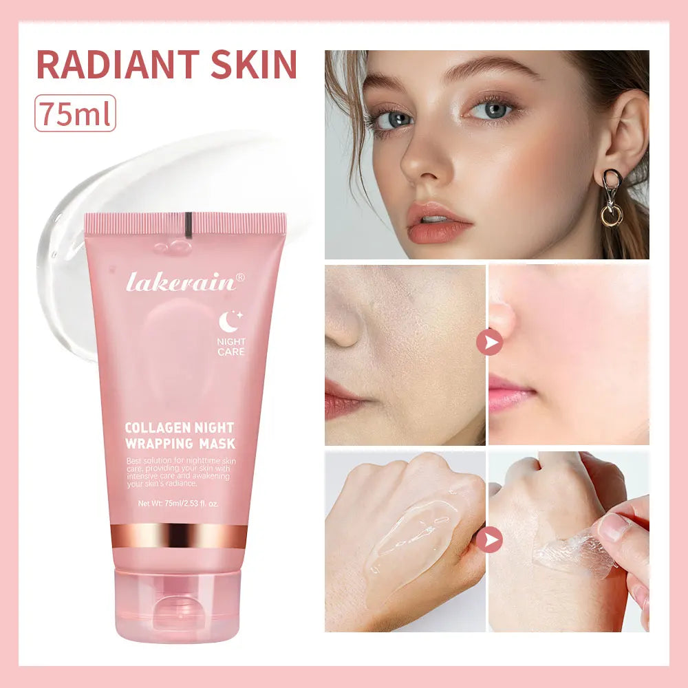 Masque Nuit Collagène Coréen — Peel-Off & Éclat Intense