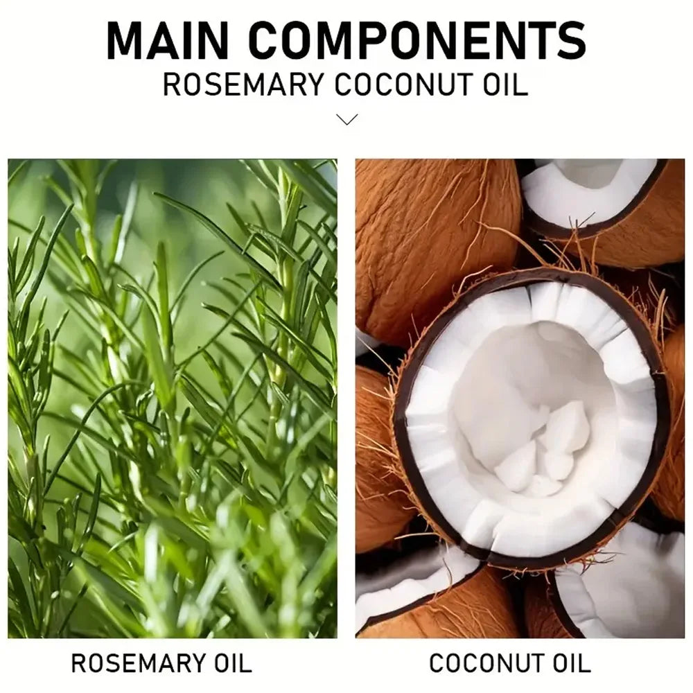 Huile Capillaire Romarin & Coco – Fortifie et Nourrit les Cheveux