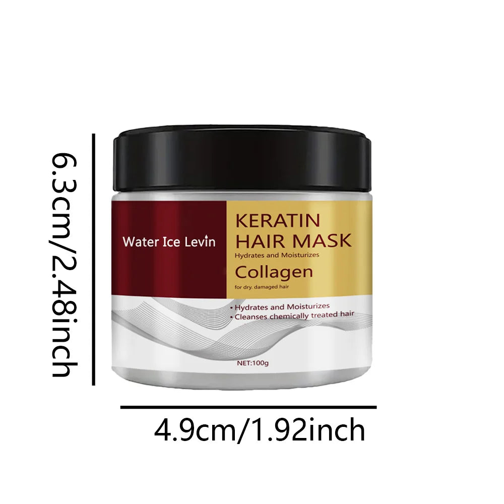 Masque Capillaire Collagène & Kératine – Anti-Frisottis & Contrôle du Gras