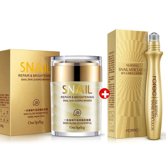 Crème Bave d'Escargot & Collagène — Anti-âge & Éclat Unifié