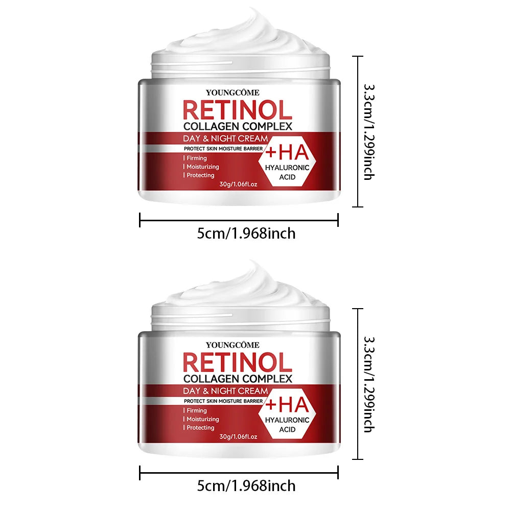 Crème Visage Rétinol & Collagène – Hydratation Intense