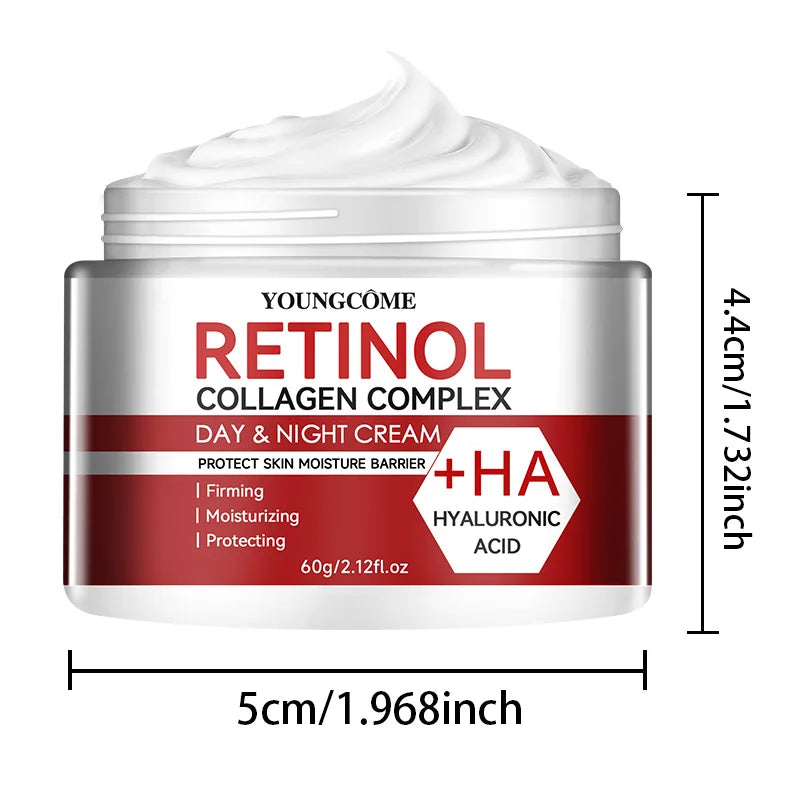 Crème Visage Rétinol & Collagène – Hydratation Intense