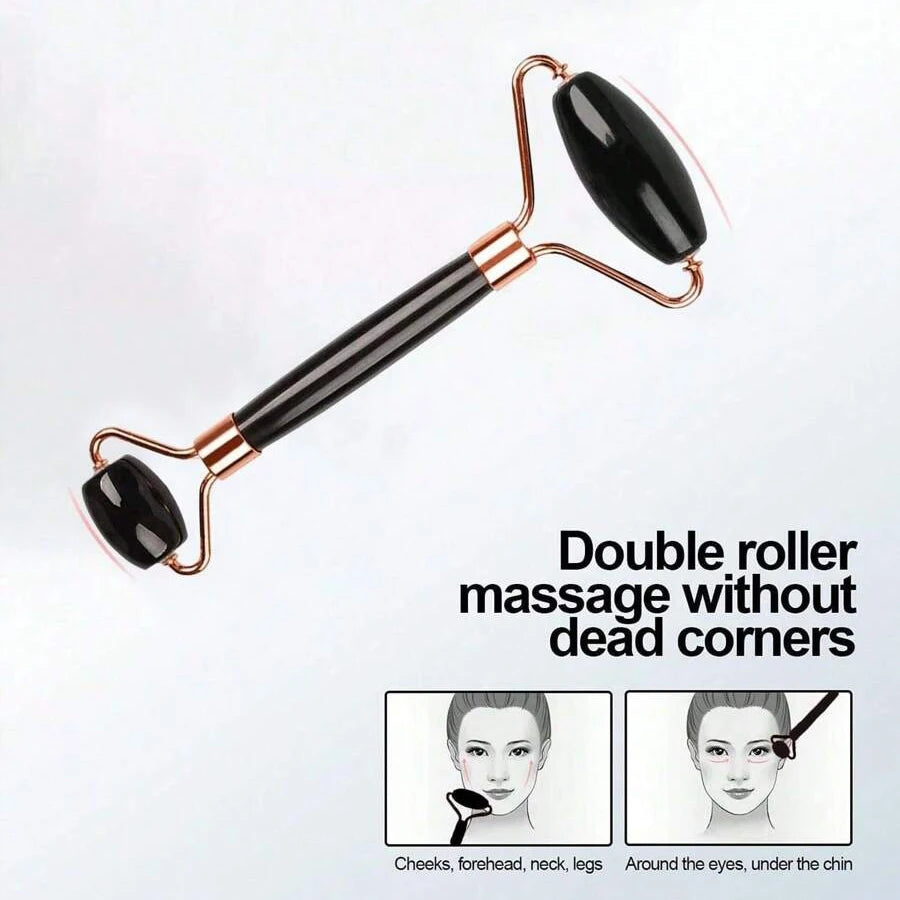 Set Ice Roller + Gua Sha — Lifting, Drainage & Éclat Immédiat