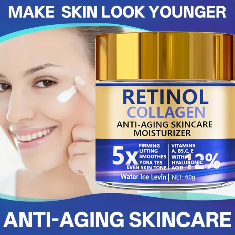 Crème Visage Rétinol & Collagène – Fermeté & Hydratation