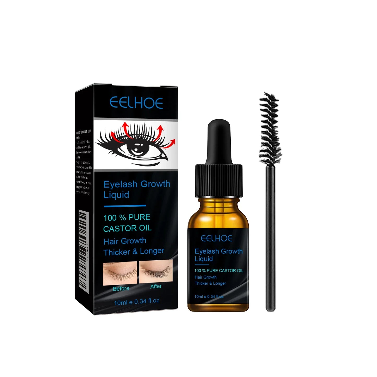 Titre : Sérum Sourcils Huile de Ricin – Fortifie & Densifie