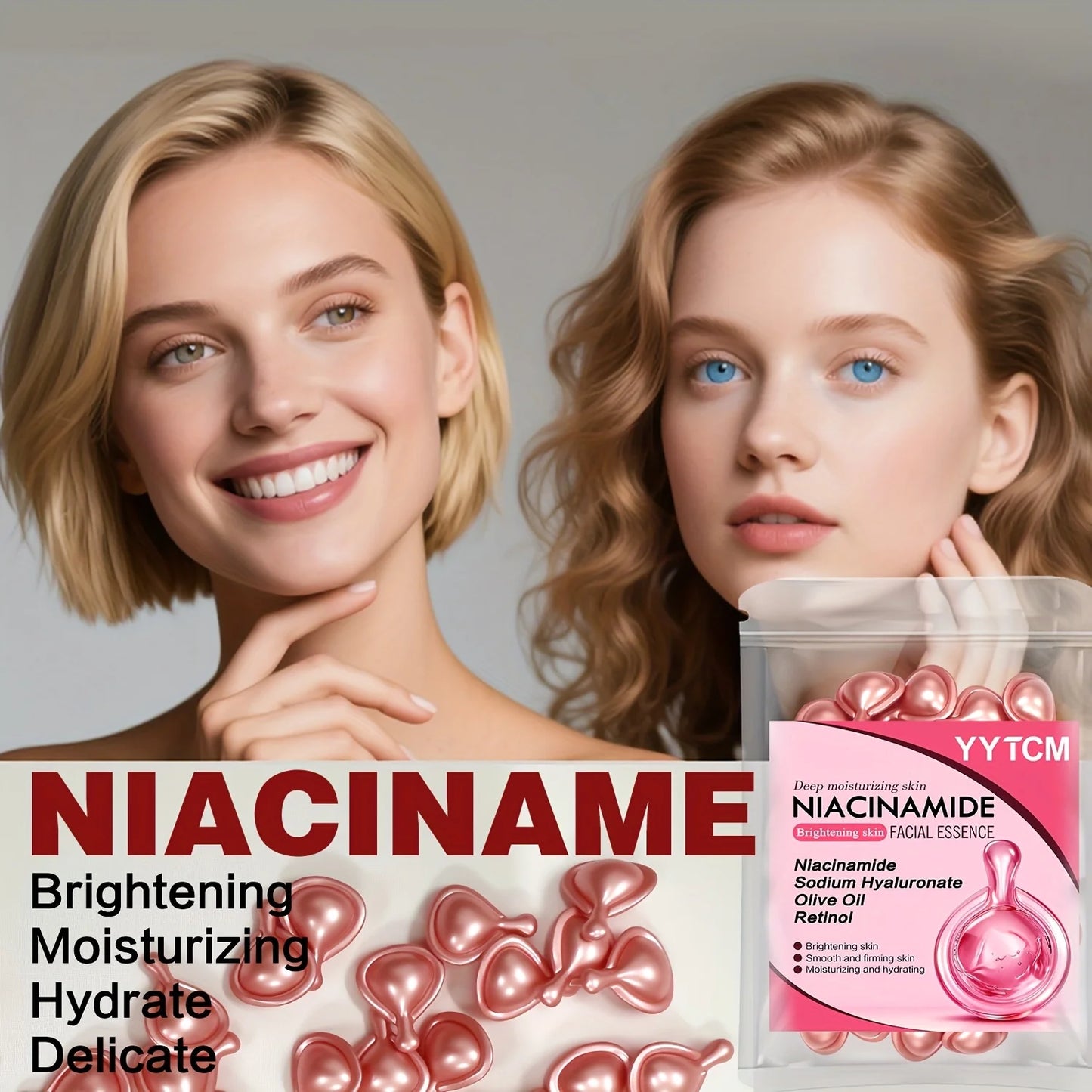 Capsules Niacinamide & Rétinol — Sérum Concentré Anti-taches