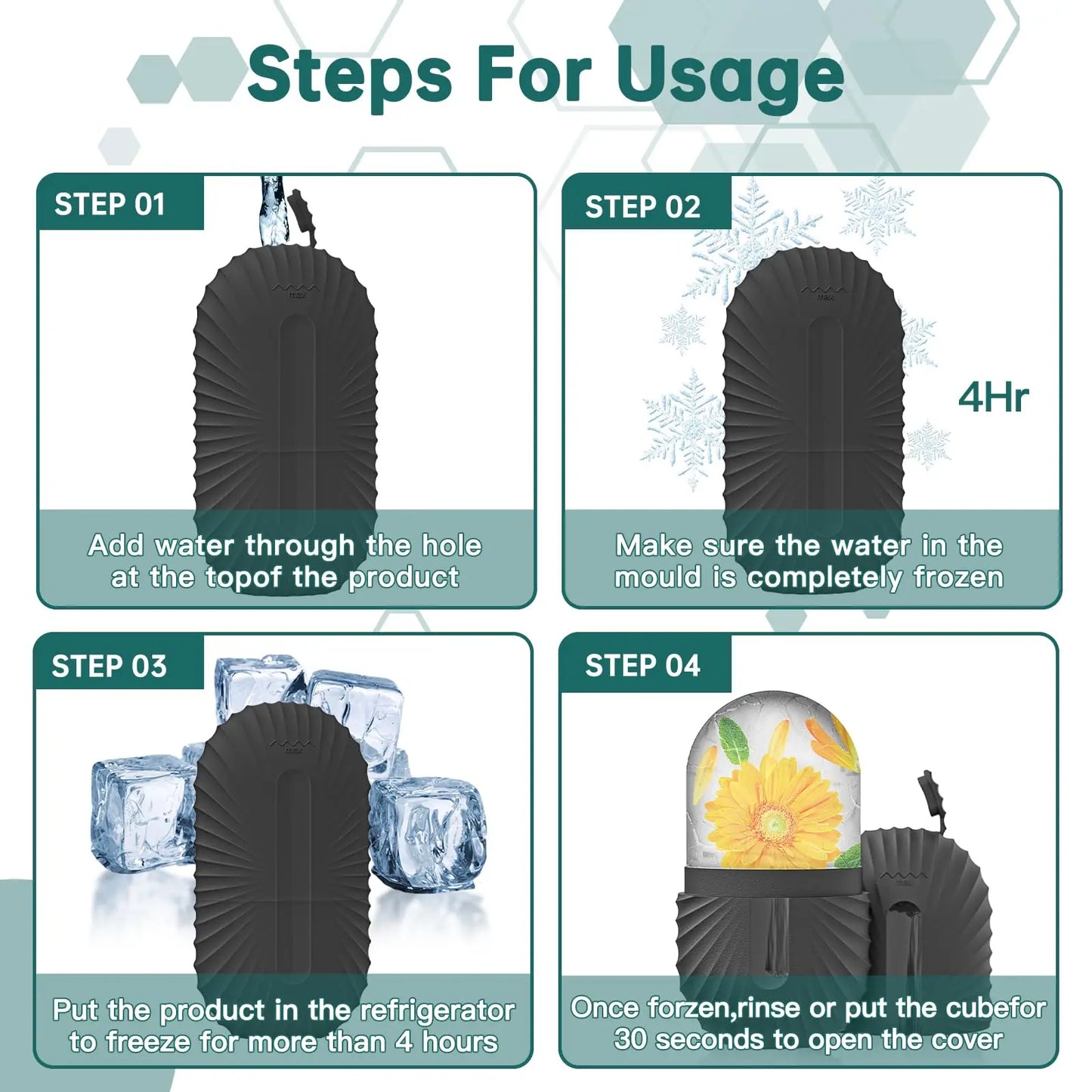 Set Ice Roller + Gua Sha — Lifting, Drainage & Éclat Immédiat