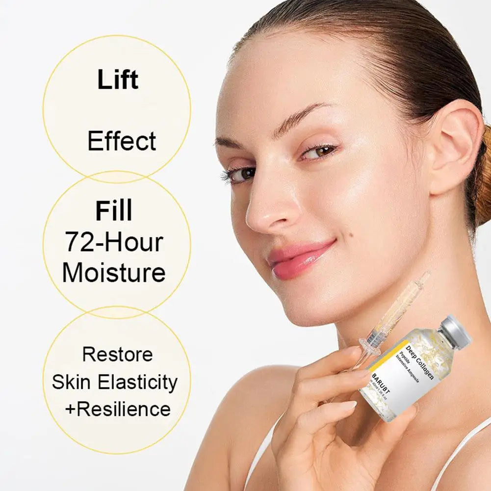 Sérum Essence Collagène Soie Coréen – Peptides Revitalisants
