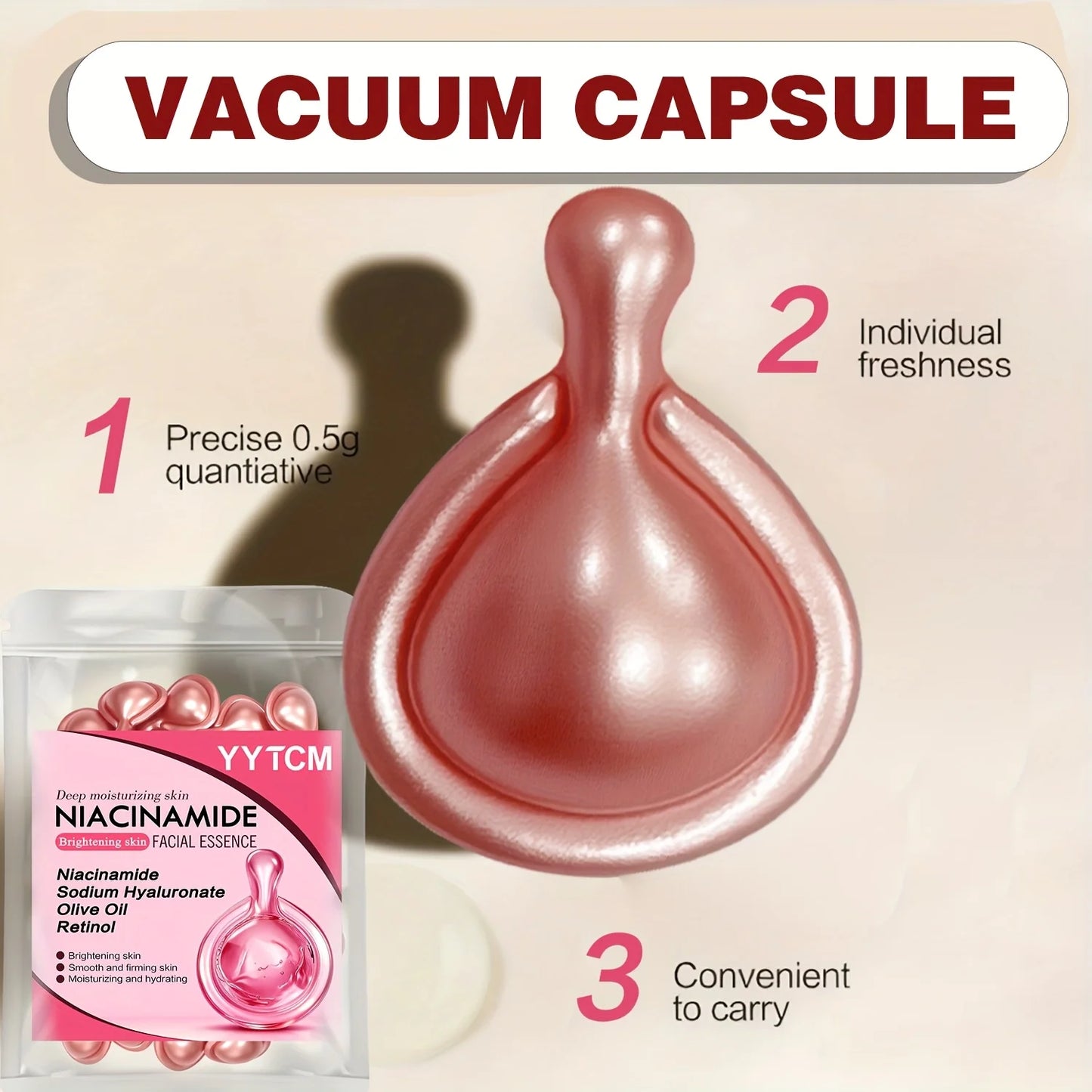 Capsules Niacinamide & Rétinol — Sérum Concentré Anti-taches
