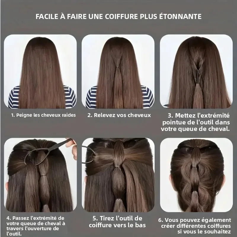 Set de Coiffage 6 en 1 – Brosses, Peigne & Vaporisateur