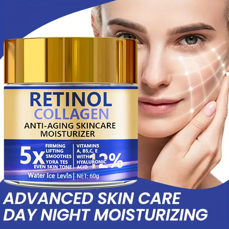 Crème Visage Rétinol & Collagène – Fermeté & Hydratation