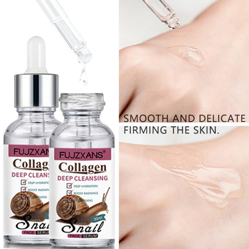 Sérum Mucine d'Escargot – Niacinamide, Acide Hyaluronique & Collagène