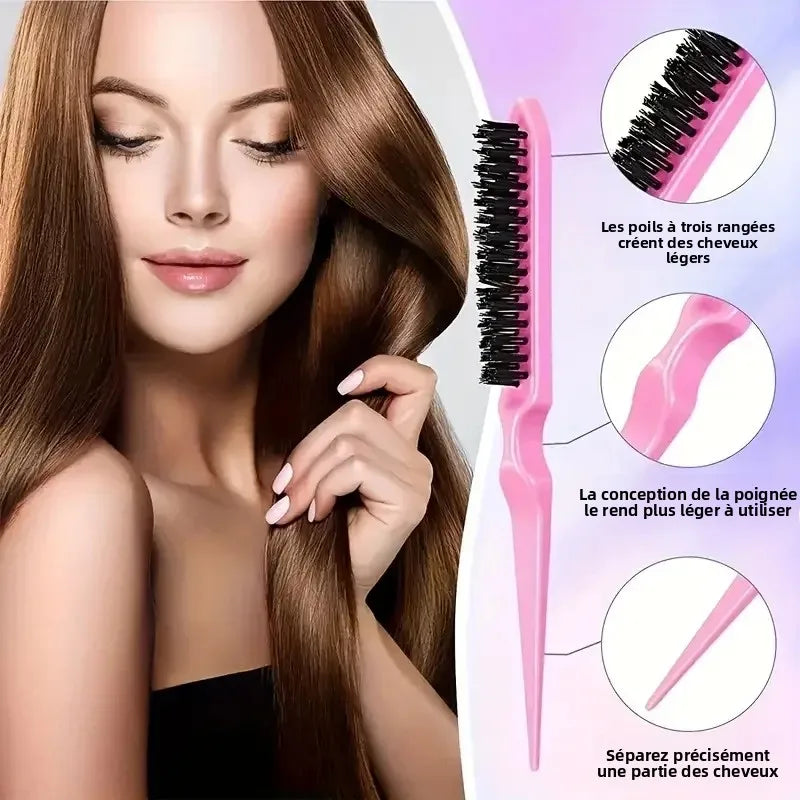 Set de Coiffage 6 en 1 – Brosses, Peigne & Vaporisateur