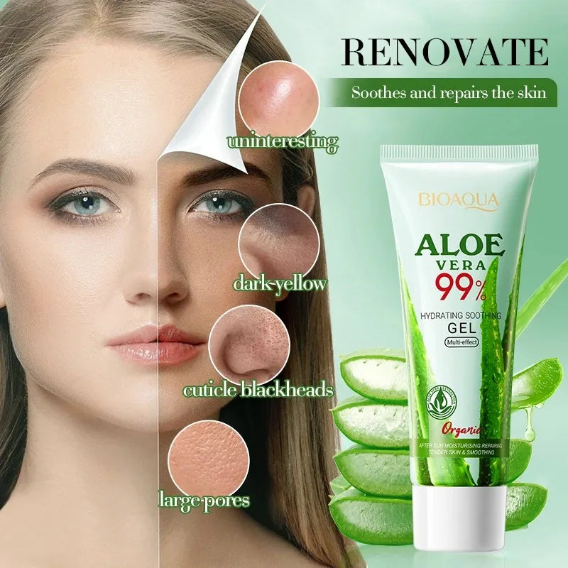 Gel Hydratant Aloe Vera 99% – Visage & Corps