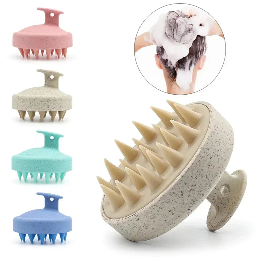 Brosse Massage Cuir Chevelu — Anti-chute & Stimulation