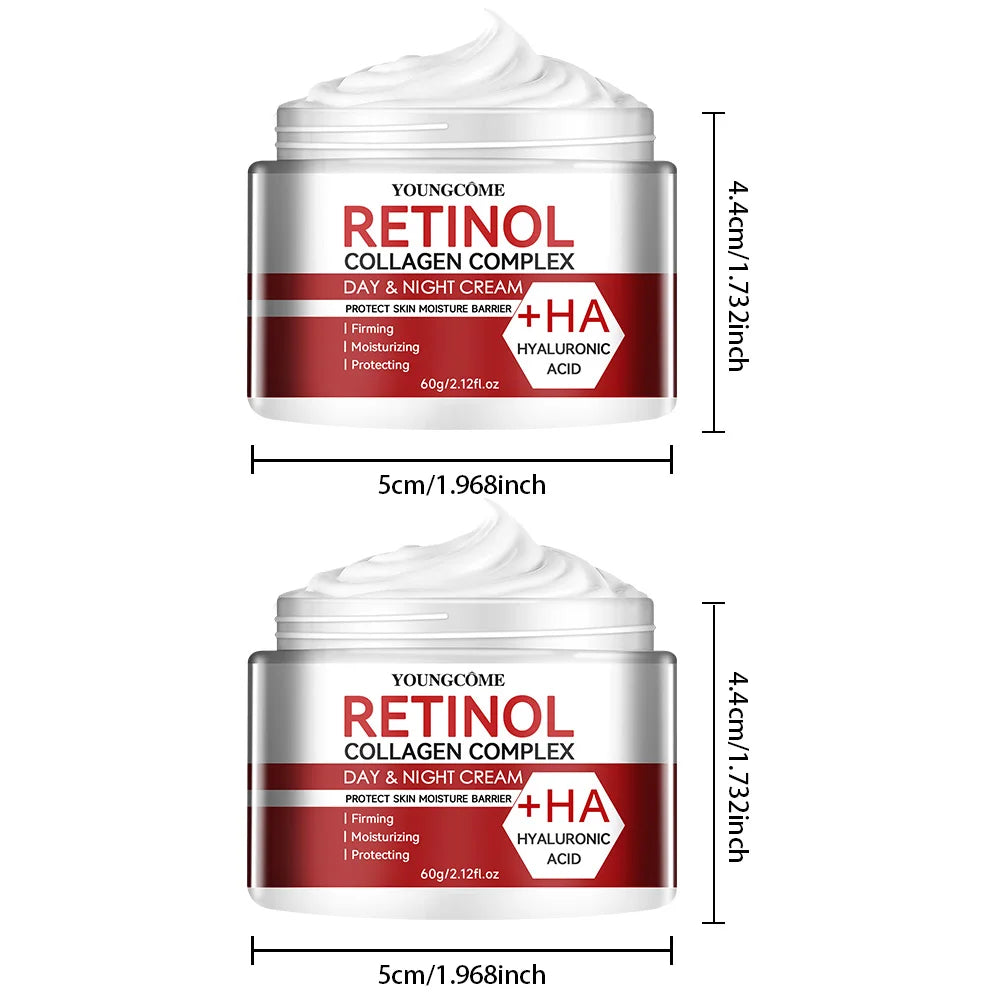 Crème Visage Rétinol & Collagène – Hydratation Intense