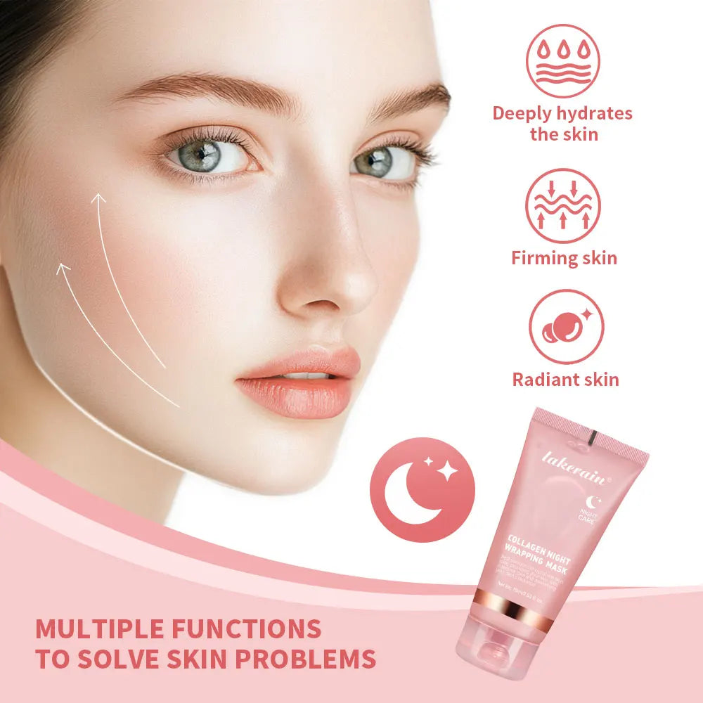Masque Nuit Collagène Coréen — Peel-Off & Éclat Intense