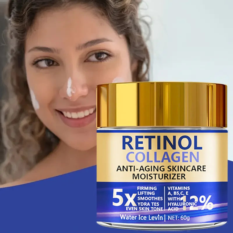 Crème Visage Rétinol & Collagène – Fermeté & Hydratation