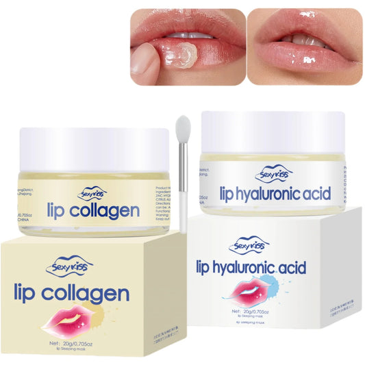Masque à Lèvres Nuit – Acide Hyaluronique & Collagène