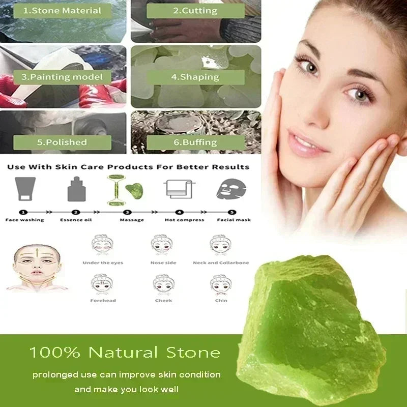 Set Roller Jade + Gua Sha — Rituel Anti-rides & Drainage