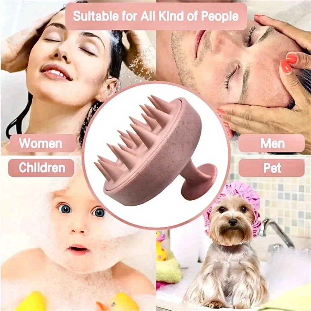 Brosse Massage Cuir Chevelu — Anti-chute & Stimulation